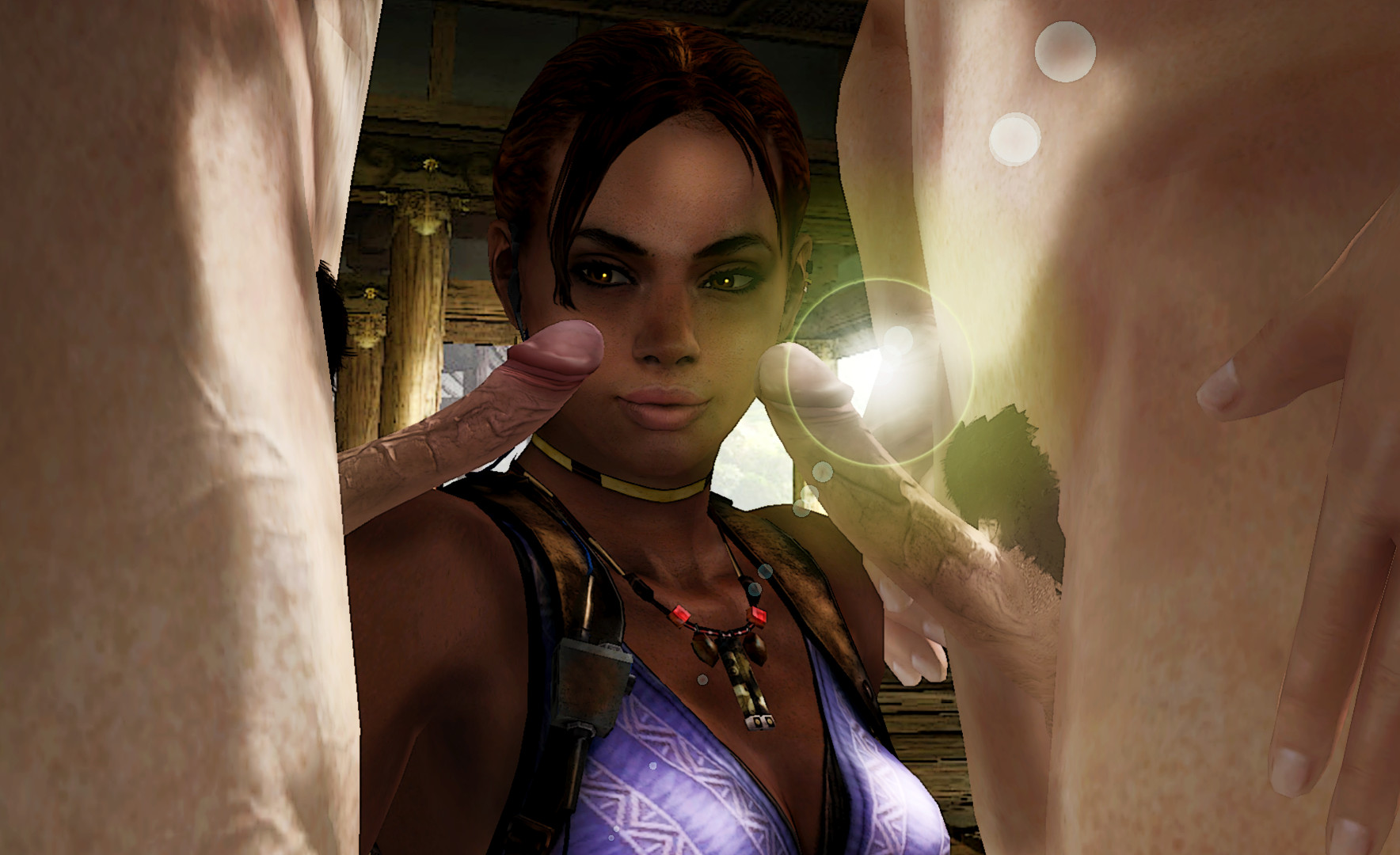 Sheva double fellation censurée